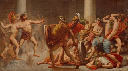 Ulysses#39; hevn over Penelopes beilere.