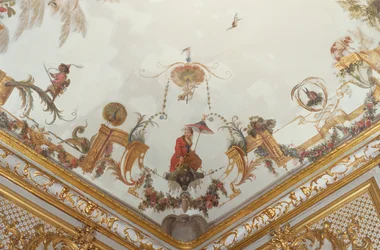 The Grande Singerie, detalj, ca. 1735 (veggmaleri)