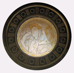 Natt, ca. 1870 (farget glass)