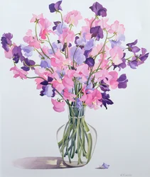Sweetpeas, 2007 (wc på papir)