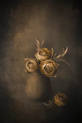 Vintage blomsterstilleben