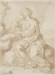 Saint Dorothy ber i ørkenen