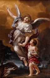Skytsengelen etter Pietro da Cortona