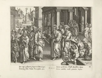 Paul krangler med trollmannen Elymas Apostlenes gjerninger (serietittel) Acta Apostolorum (serietittel)
