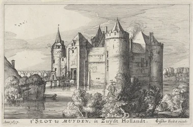Utsikt over Muiderslot t