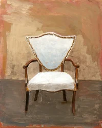 Vintage polstret lenestol