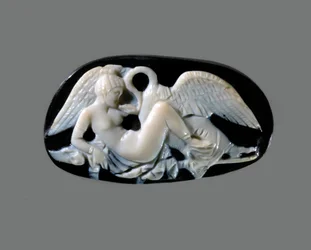 Leda and the Swan Cameo, 3. århundre. LEGGE TIL.