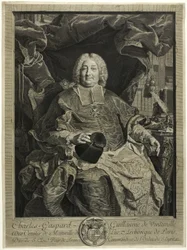 Portrett av Charles-Gaspard-Guillaume de Ventimiglia, erkebiskop av Paris