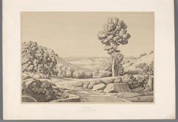 Landschap met weg Attica (tittel på objekt) Utsikt over de mest kjente stedene i antikkens Hellas (...) (serietittel)