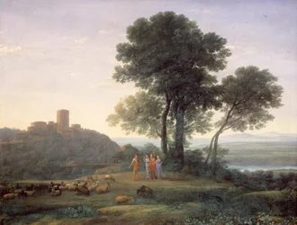 Jakob med Laban og hans døtre