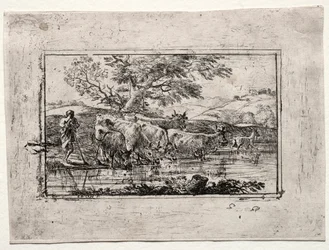 Flokken ved vanningsplassen, 1635.