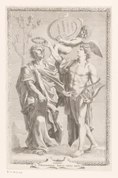 Apollo kroner Publius Vergilius Maro Tittelside for: Publius Virgilius Maro, Publius Virgilius Maronis Opera, 1641