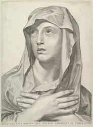 Byste av jomfruen, 1650.