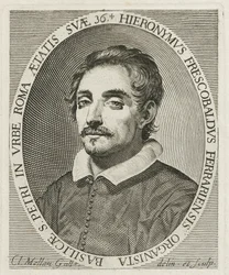 Portrett av komponisten Girolamo Frescobaldi 1583-1643, 1634