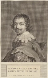 Selvportrett av Claude Mellan