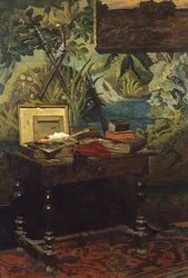 A Corner of the Studio, av Claude Monet