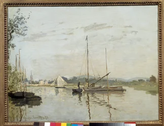 Argenteuil-maleri av Claude Monet (1840-1926) 1872 Søn. 0,5x0,65 m Paris, musee d