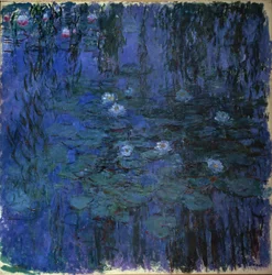 Blue Waterlily (olje på lerret, ca. 1916-19)