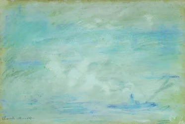 Båt på Themsen, diseffekt; Båt på Themsen, tåkeeffekt, 1901