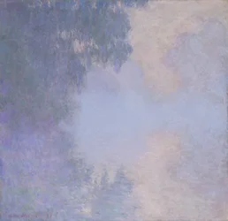 Gren av Seinen nær Giverny Mist, 1897.
