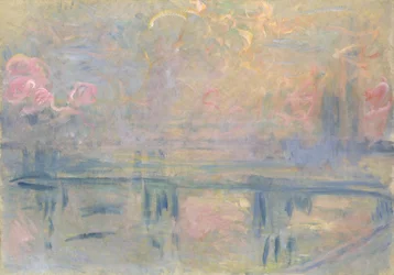 Charing Cross Bridge, ca. 1900 (olje på lerret)