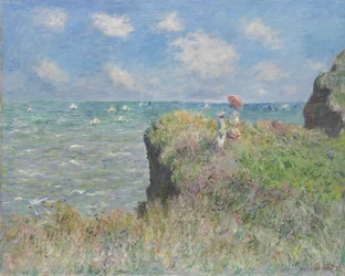 Cliff Walk ved Pourville, 1882