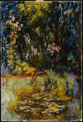 Hjørne av en dam med vannliljer, 1918