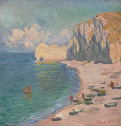 Etretat: Stranden og Falaise d#39;Amont