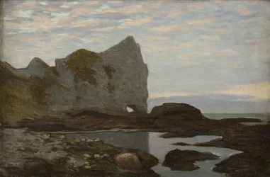 Étretat, ca 1864.