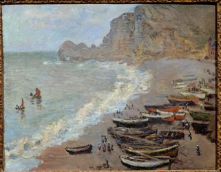 Etretat: stranden og Porte d