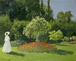 Jeanne Marie Lecadre i hagen
