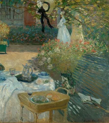 Lunsj i Monets hage på Argenteuil