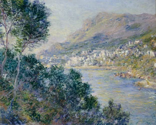 Monte Carlo, utsikt over Cap Martin, 1884
