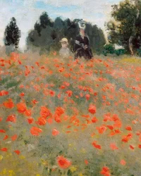 Valmuer, området rundt Argenteuil (detalj)