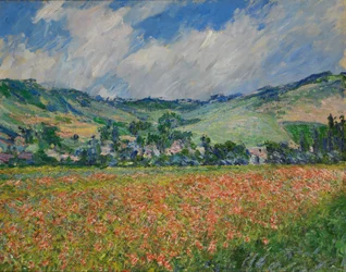 Valmuemark ved Giverny, 1885