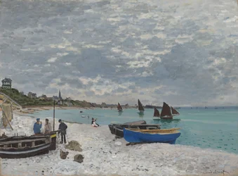 Stranden ved Sainte-Adresse