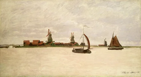 Den ytre havnen i Zaandam, 1871