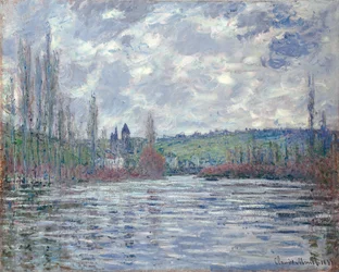 Seinen i flom ved Vetheuil, 1881