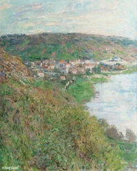 Utsikt over Vétheuil
