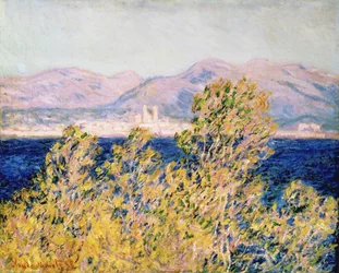 Utsikt over Cap d"Antibes med Mistral-blåsingen, 1888