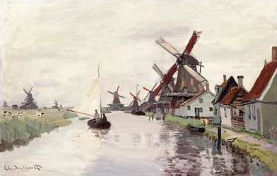 Vindmølle i Holland, 1871