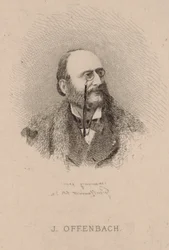 Portrett av Jacques Offenbach 1819-1880, 1870.