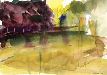 Parc i Normandie, 1992 (akvarell)