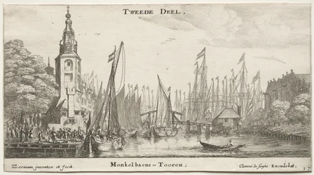 Ulike skip og utsikt over Amsterdam (Verscheÿde Ships og Gesichten van Amstelredam), del II