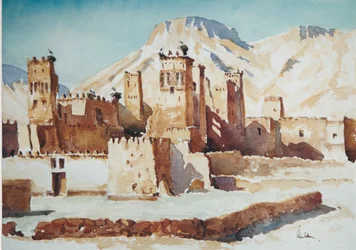 Tamdakht, morgen, 2000 (akvarell)