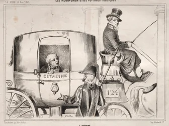 Nyheter: Ulempene med offentlige biler: Lurbaine, 1839.