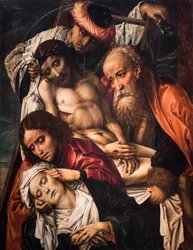 Nedstigning fra korset, ca. 1520 (Tempera og olje på tre (eik))