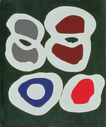 Cross-Cut, 1998 (akryl på lerret)