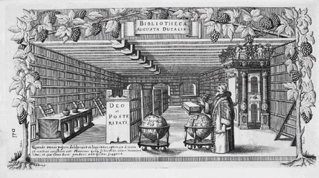 August von Brunswick-Lüneburg i biblioteket hans, 1650
