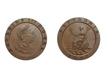 Cartwheel twopence, 1797 (bronse)